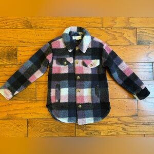 Treasure & Bond High Pile Fleece Shirt Jacket